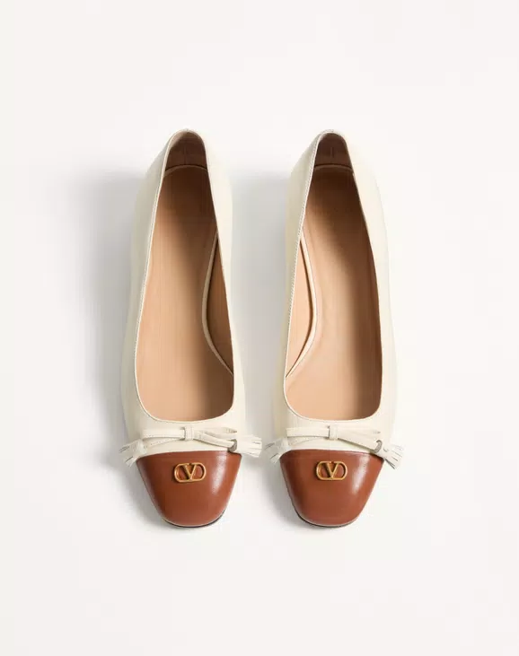 Valentino Valet Du Roi Kidskin Ballerina 25Mm - Image 6